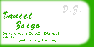 daniel zsigo business card